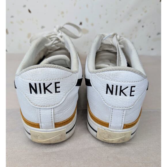 Nike Court Legacy White Desert Ochre Cu4150-102 Men's Shoes Size 11 - Picture 4 of 8